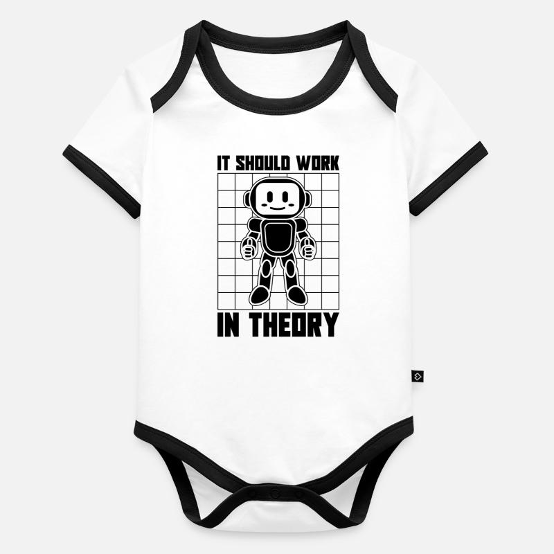 Il devrait fonctionner dans la robotique robot ingénieur en robotique Body Bébé bio contrasté manches courtes