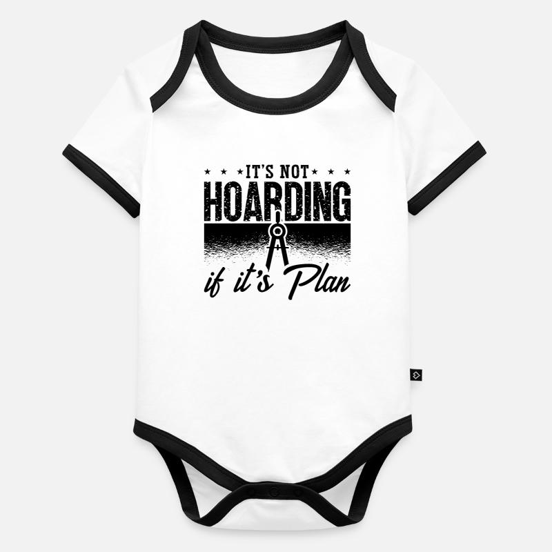 It's Not Hoarding If It's Architectural Architects Organic Baby Contrasting Bodysuit