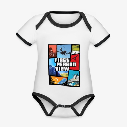 Ultimate Video Game - Organic Baby Contrasting Bodysuit