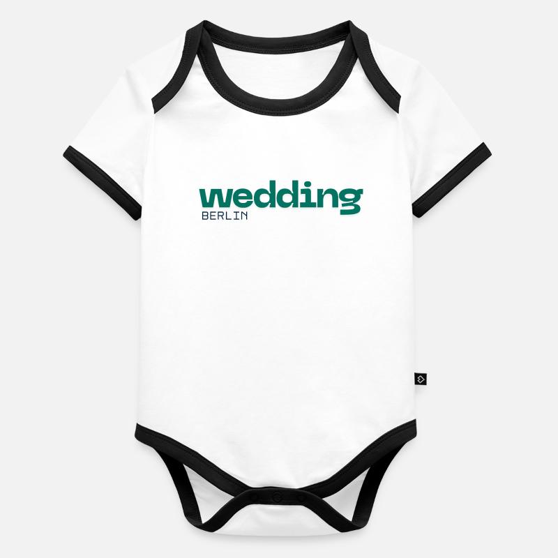 Wedding Berlin - Beautiful, simple design Organic Baby Contrasting Bodysuit