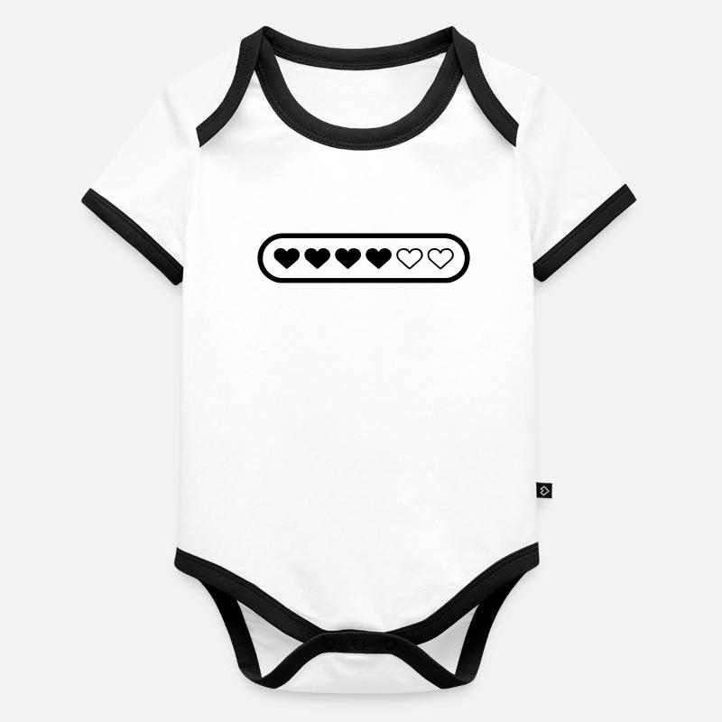 Chargement Body Bébé bio contrasté manches courtes