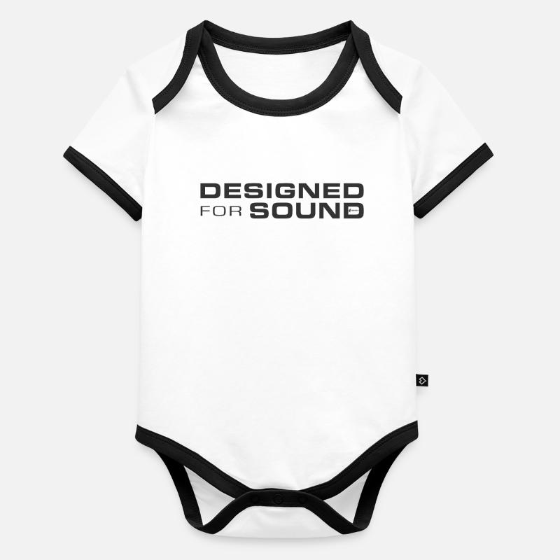 Conçu pour le son Body Bébé bio contrasté manches courtes