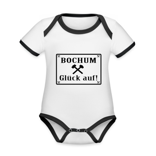 Glück auf! Bochum - Baby Bio-Kurzarm-Kontrastbody