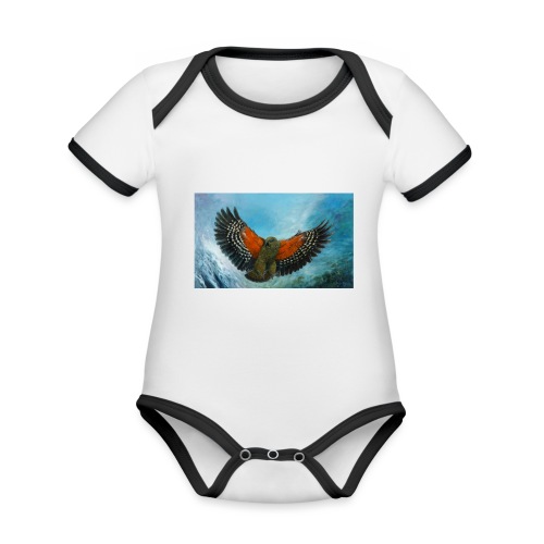 123supersurge - Organic Baby Contrasting Bodysuit