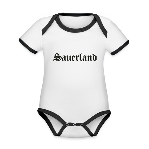 Sauerland - Baby Bio-Kurzarm-Kontrastbody