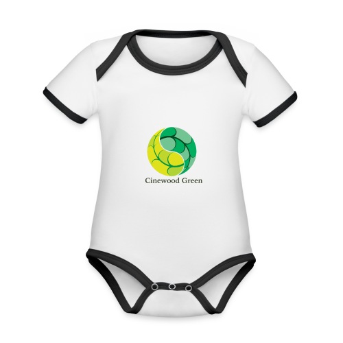 Cinewood Green - Organic Baby Contrasting Bodysuit