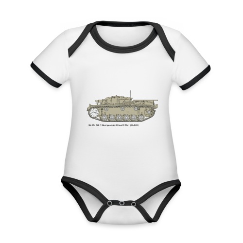 Stug III Ausf D. - Baby Bio-Kurzarm-Kontrastbody