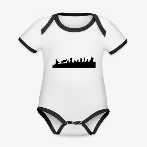 The Fellowship of the Ring - Organic Baby Contrasting Bodysuit