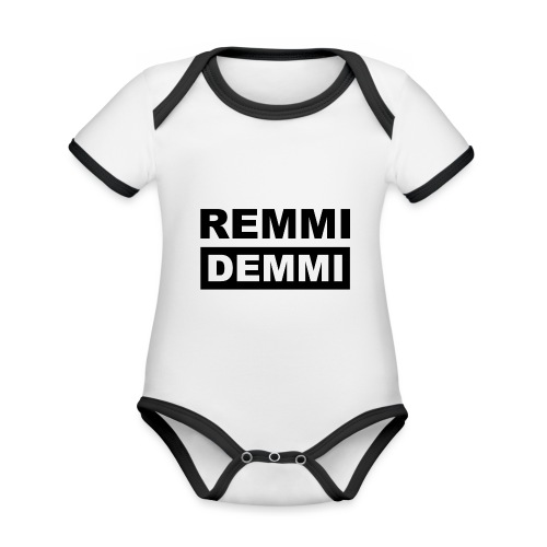 Remmi Demmi - Baby Bio-Kurzarm-Kontrastbody