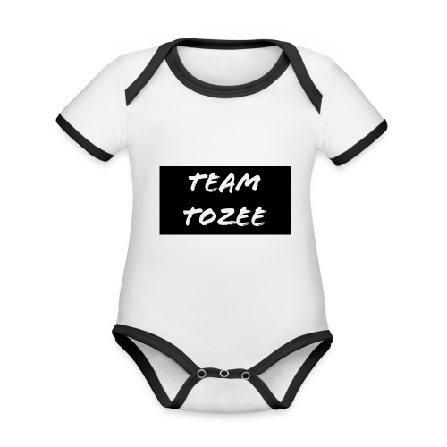 Team Tozee - Baby Bio-Kurzarm-Kontrastbody