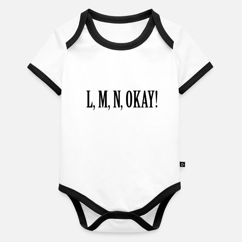 Okay Baby Bio-Kurzarm-Kontrastbody
