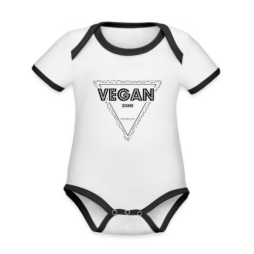 VEGAN ZONE - Organic Baby Contrasting Bodysuit