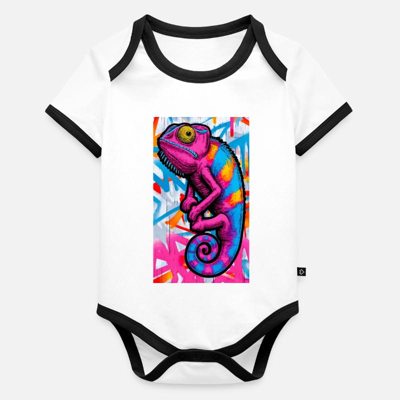 chameleon Organic Baby Contrasting Bodysuit