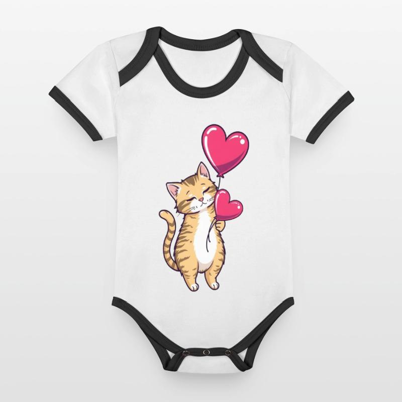 Muttertags Geschenk Mutter Muttertag Geschenkidee  Baby Bio-Kurzarm-Kontrastbody