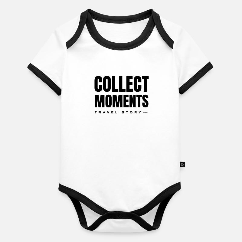 Collectionnez des moments Body Bébé bio contrasté manches courtes