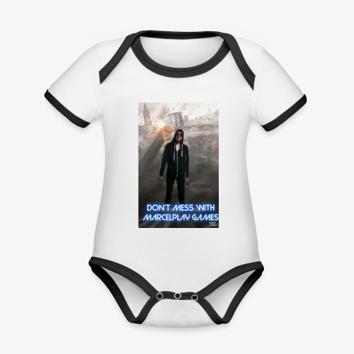 Don't mess with MarcelPlay Games - Organic Baby Contrasting Bodysuit