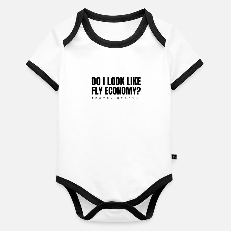 Fly Economy Organic Baby Contrasting Bodysuit