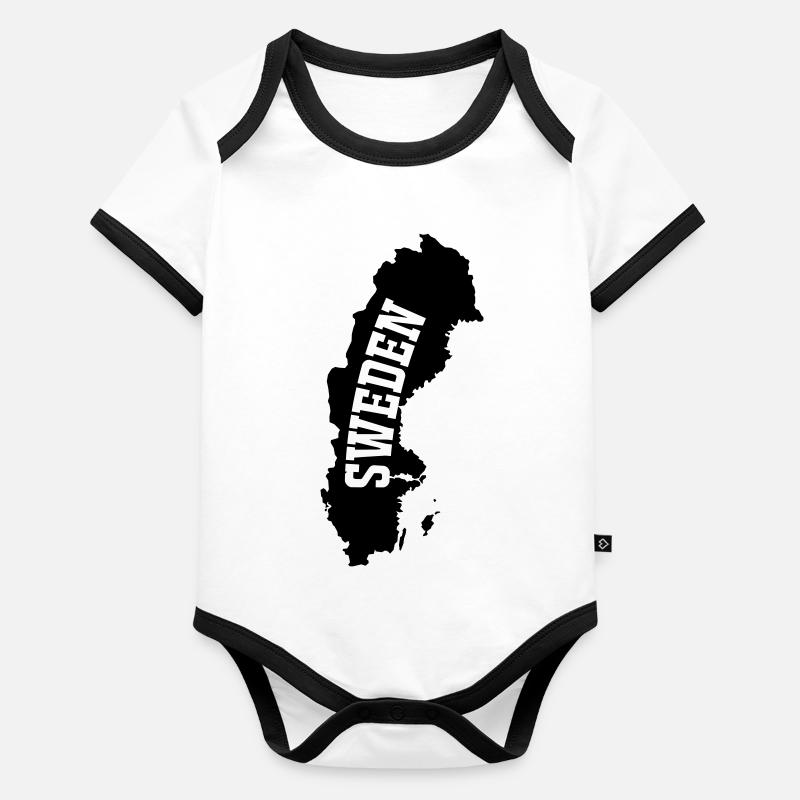 Sweden- Organic Baby Contrasting Bodysuit
