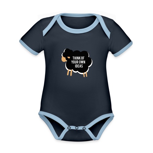 Think of your own idea! - Organic Baby Contrasting Bodysuit