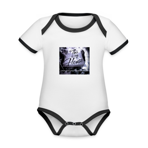 RM - This is my House 1 - Organic Baby Contrasting Bodysuit