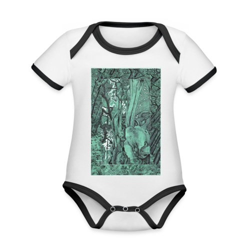ryhope#85 - Organic Baby Contrasting Bodysuit