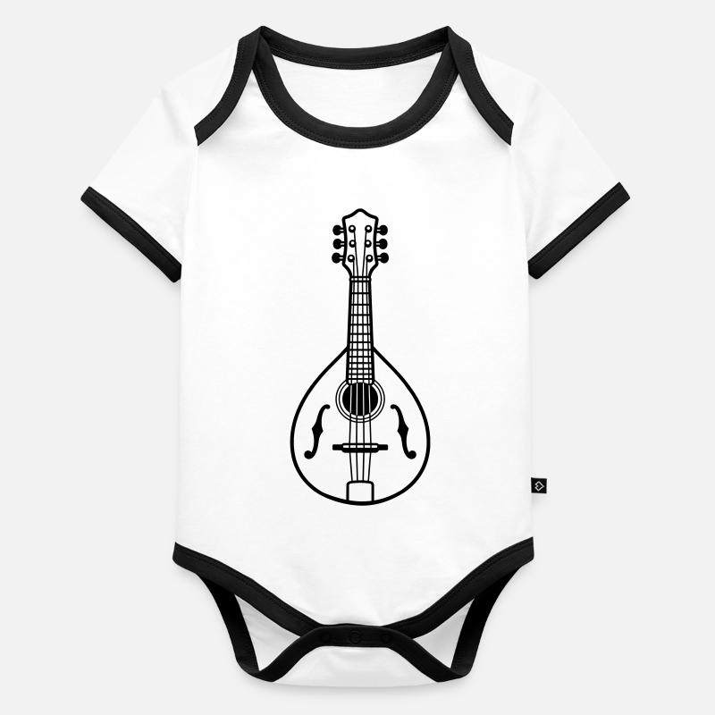mandolin Organic Baby Contrasting Bodysuit
