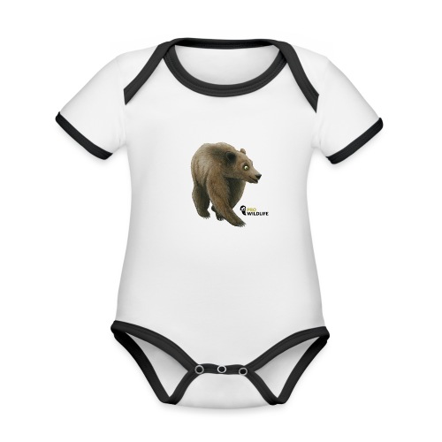 Grizzly Pro Wildlife - Baby Bio-Kurzarm-Kontrastbody
