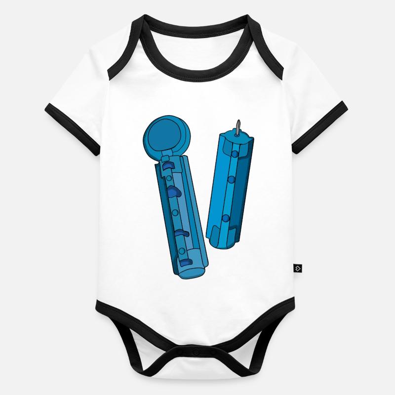 Lancets for Glucose test Organic Baby Contrasting Bodysuit