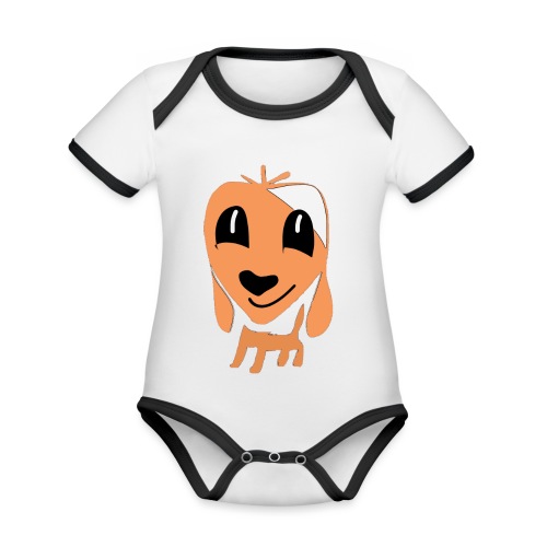 Hundefreund - Organic Baby Contrasting Bodysuit