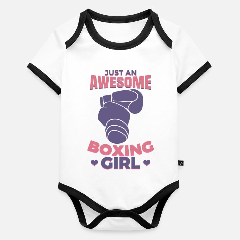 Boxer Organic Baby Contrasting Bodysuit