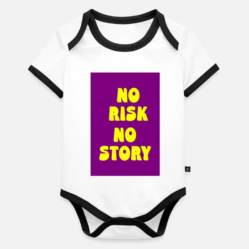 No Risk No Story – Mutig leben, echt sein Baby Bio-Kurzarm-Kontrastbody