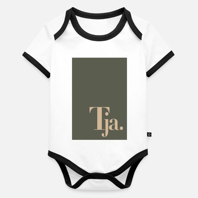 Modern Typography Poster – Well. Organic Baby Contrasting Bodysuit
