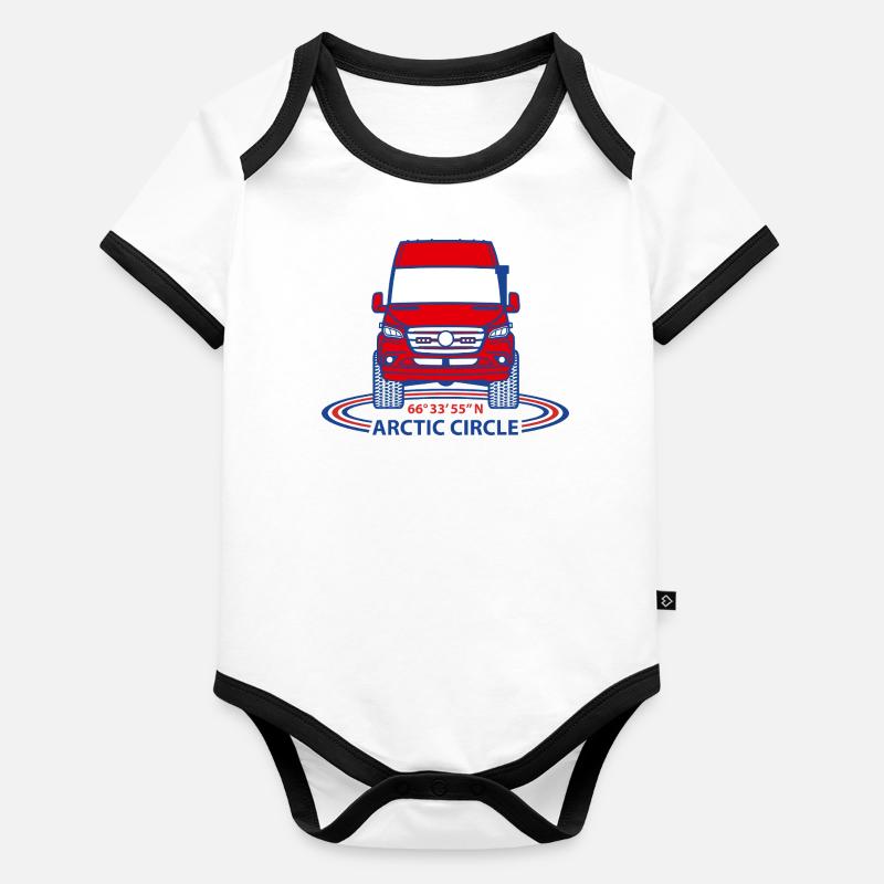 HUH! Arctic #14 (Full Donation) Baby Bio-Kurzarm-Kontrastbody