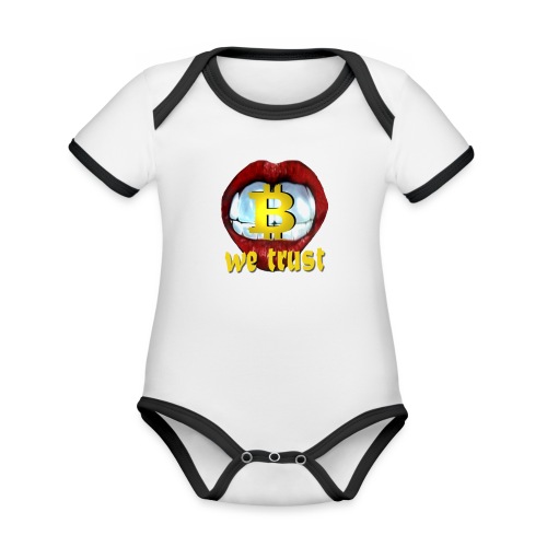bitcoin t shirt design 9 png - Baby Bio-Kurzarm-Kontrastbody