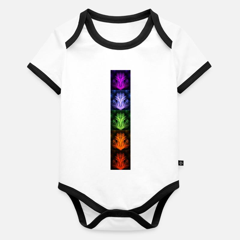 Nightflower Monkeyface Organic Baby Contrasting Bodysuit