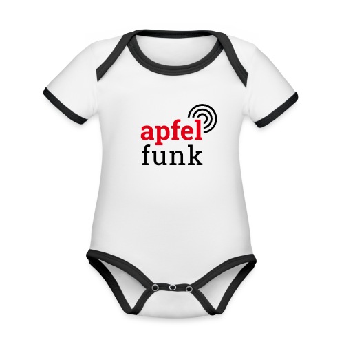 Apfelfunk Edition - Baby Bio-Kurzarm-Kontrastbody