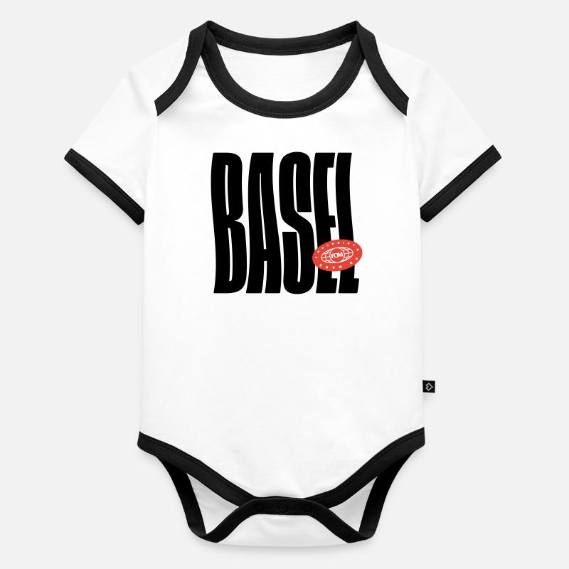 Basel Organic Baby Contrasting Bodysuit