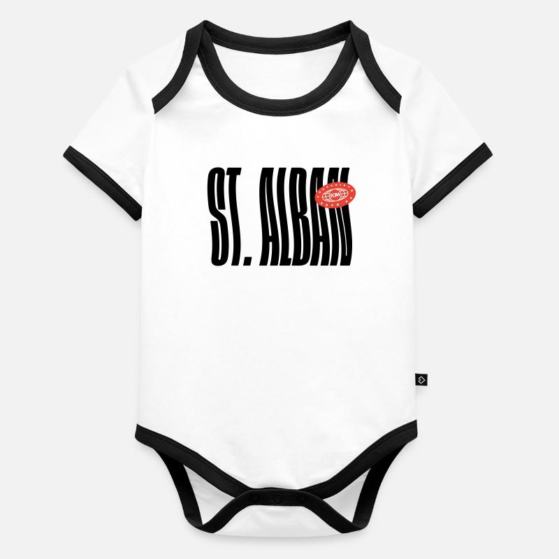St. Alban Quartier Basel City Organic Baby Contrasting Bodysuit