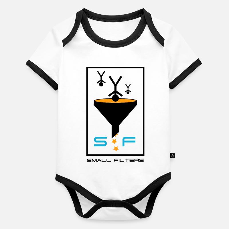 Small Filters Organic Baby Contrasting Bodysuit