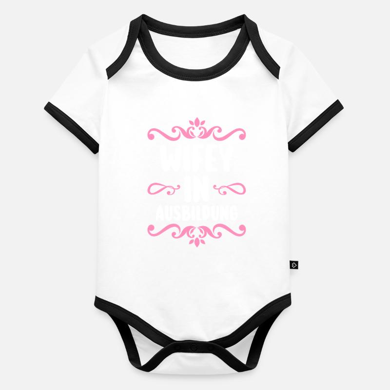 Bachelor Party Team Bride Hen Party Organic Baby Contrasting Bodysuit