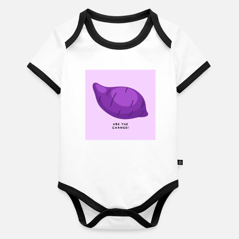 Practice the change Organic Baby Contrasting Bodysuit