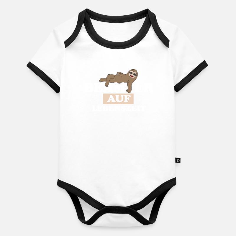 Civil servant for life Organic Baby Contrasting Bodysuit