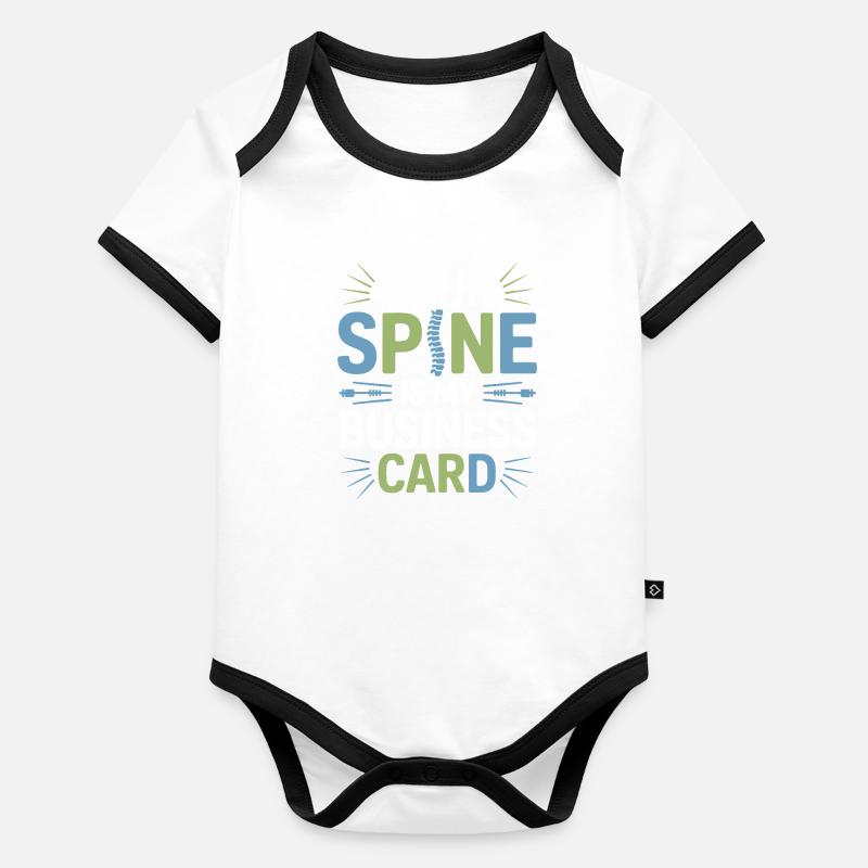 Licensed DC Expert Spinal Alignment Clinical Organic Baby Contrasting Bodysuit