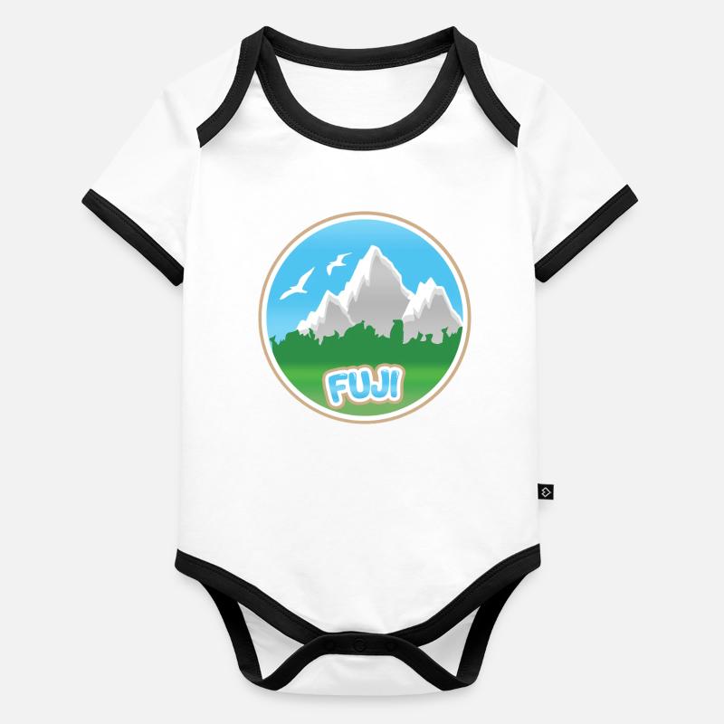 Fuji Baby Bio-Kurzarm-Kontrastbody