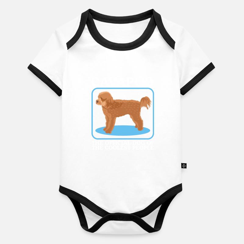 Cavapoo Dog Cavoodle Dog Owner Gift Organic Baby Contrasting Bodysuit