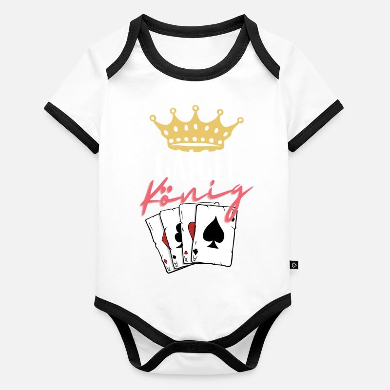 Roi Gaigel Body Bébé bio contrasté manches courtes