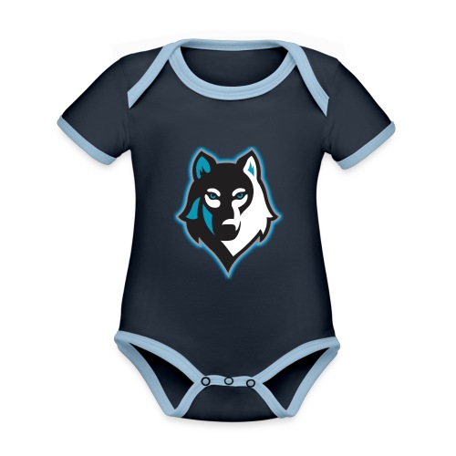 Just Wolf - Organic Baby Contrasting Bodysuit