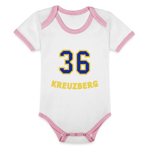 KREUZBERG 36 - Baby Bio-Kurzarm-Kontrastbody