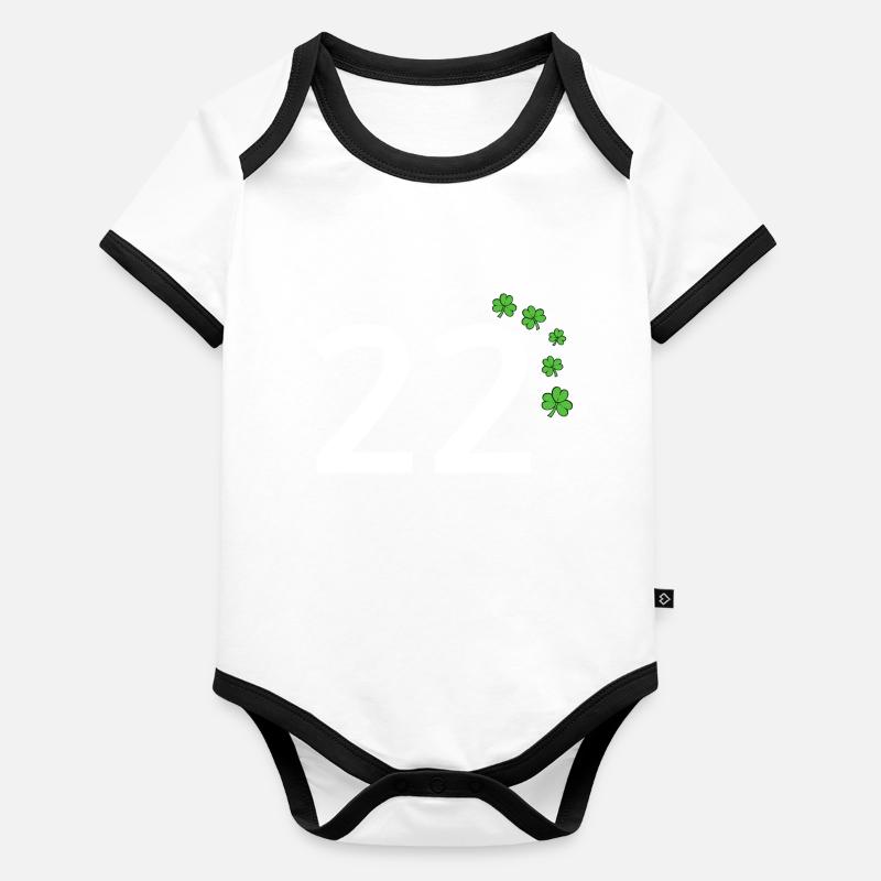 22 Organic Baby Contrasting Bodysuit