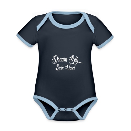 DreamBigRideHard - Body contraste para bebé de tejido orgánico